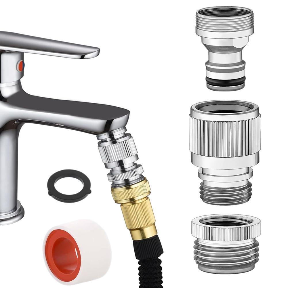 Gardening Tools Bundle - Juego de adaptadores de grifo para
