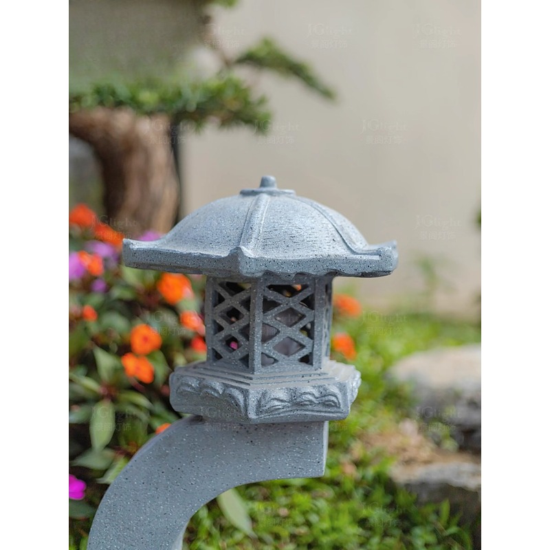 Linterna de piedra china para  - Gardening Tools B&M reseña y precio