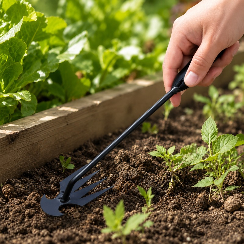 Rastrillo de jardín 2 en 1, he - Gardening Tools Spade reseña y precio