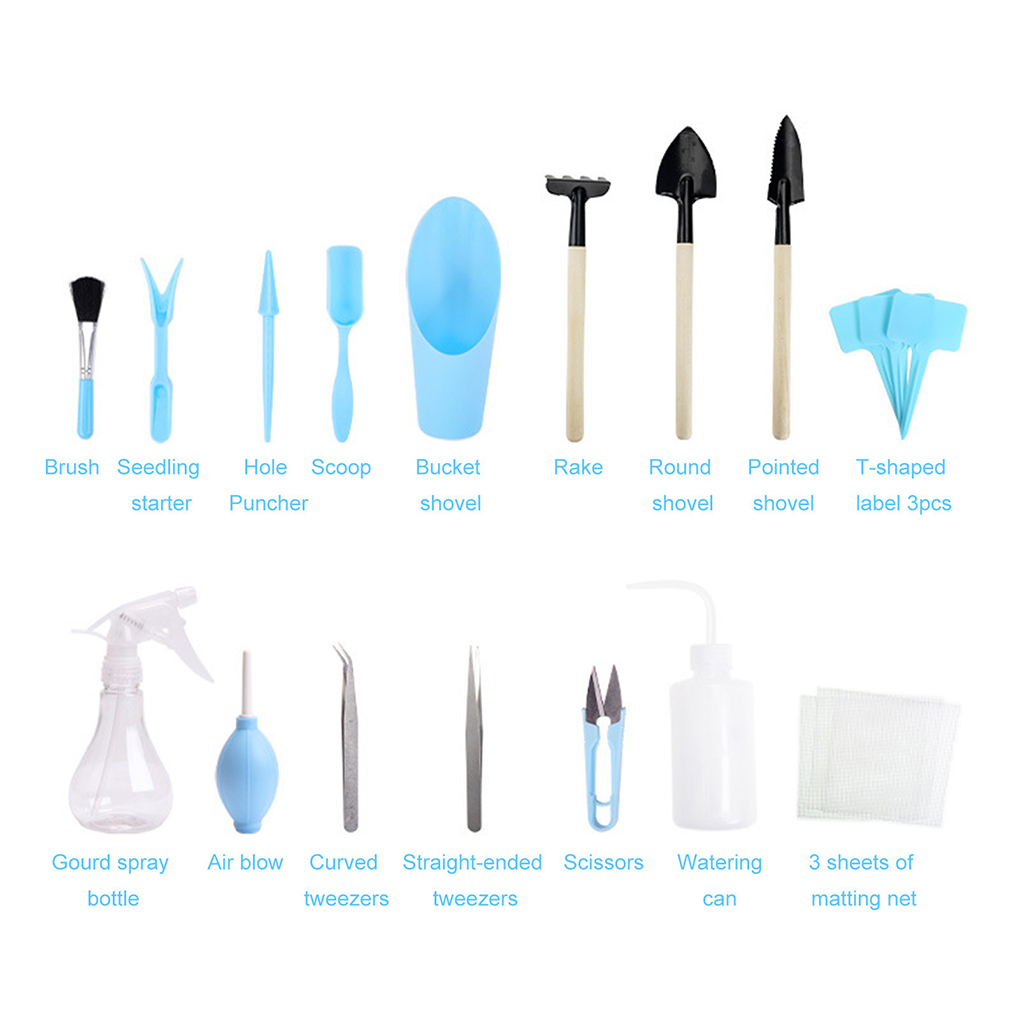 Juego de herramientas para suc - Gardening Tools Pink reseña y precio