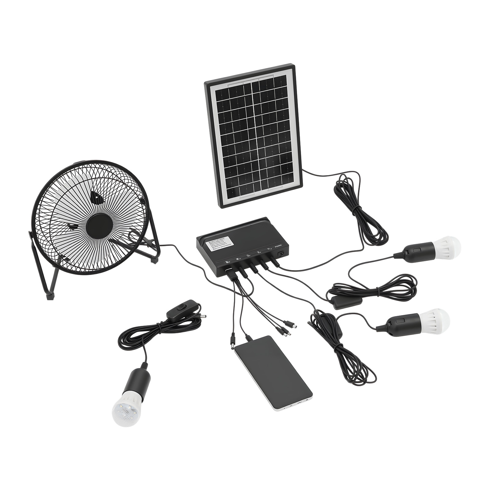 Kit de ventilador y lámpara so - Gardening Tools Bundle reseña y precio