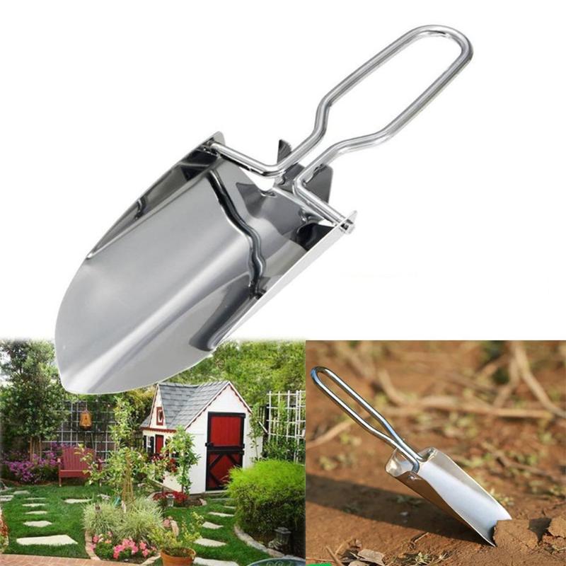 Pala plegable de acero inoxida - Gardening Tools Spade reseña y precio