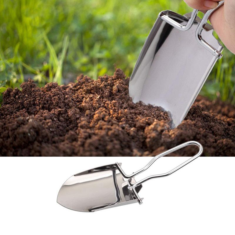 Pala plegable de acero inoxida - Gardening Tools Spade reseña y precio