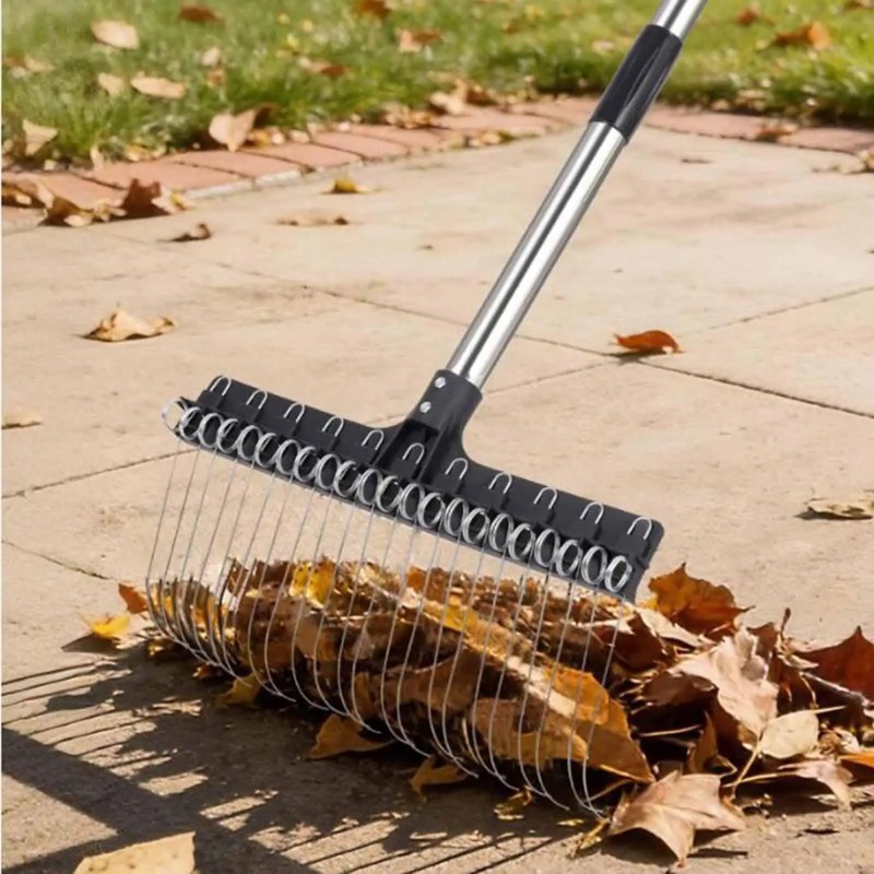 Rastrillo para césped de 1.6M, - Gardening Tools Long Handle reseña y precio