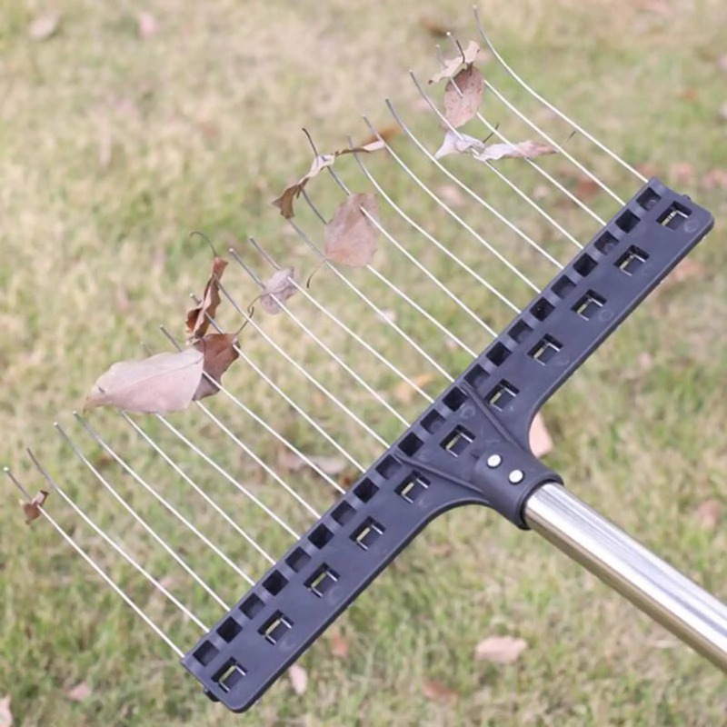 Rastrillo para césped de 1.6M, - Gardening Tools Long Handle reseña y precio