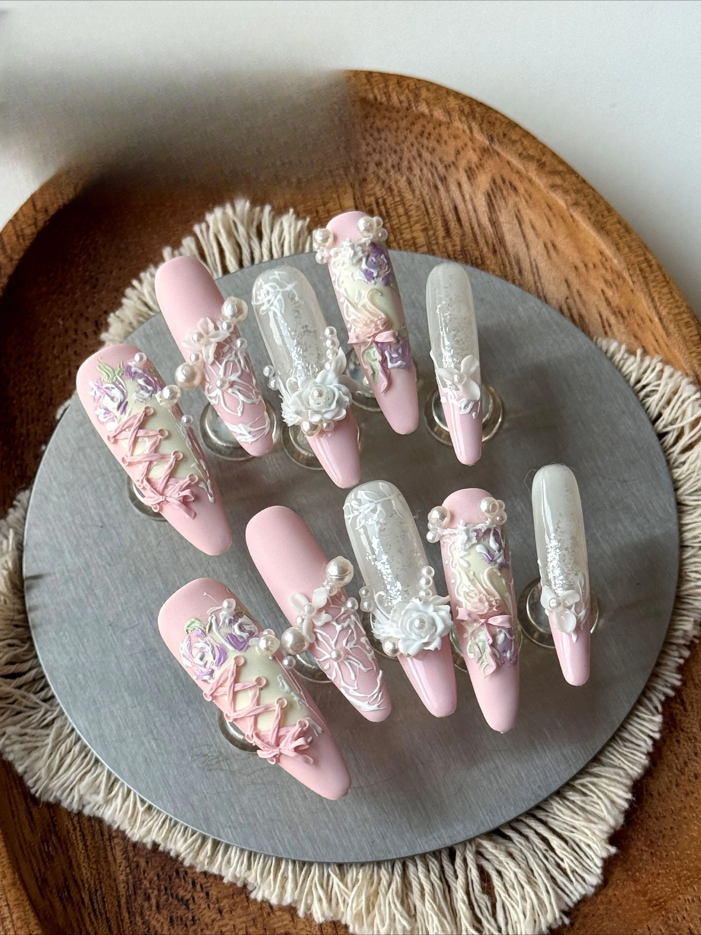 Arte de Uñas con Diseño Tridim - Gardening Tools Pink reseña y precio