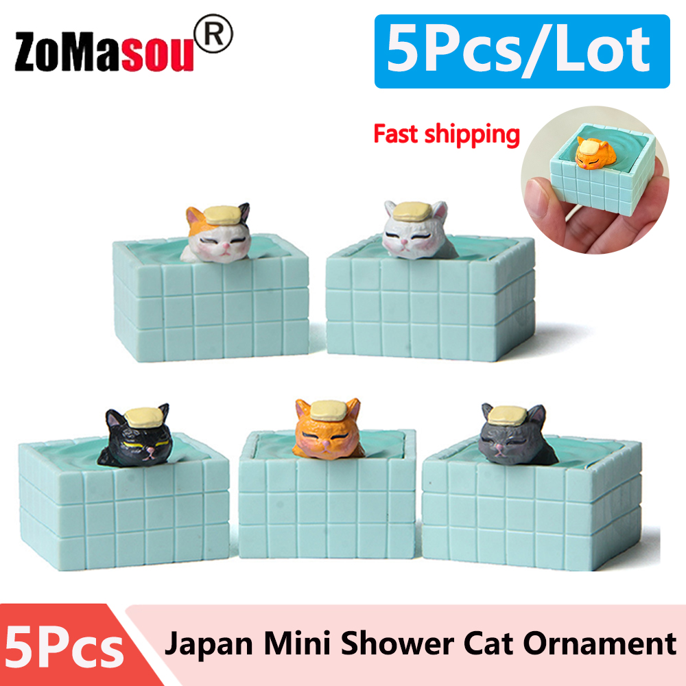 Mini adorno de gato de ducha,  - Gardening Tools 2 Year Old reseña y precio