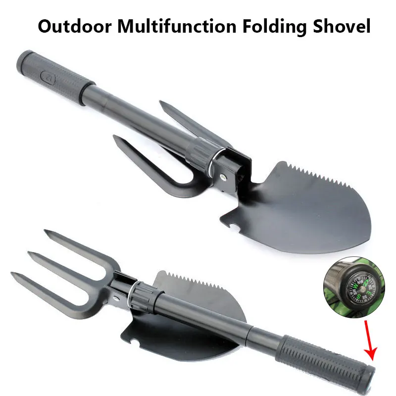Nueva pala plegable multifunci - Gardening Tools Spade reseña y precio