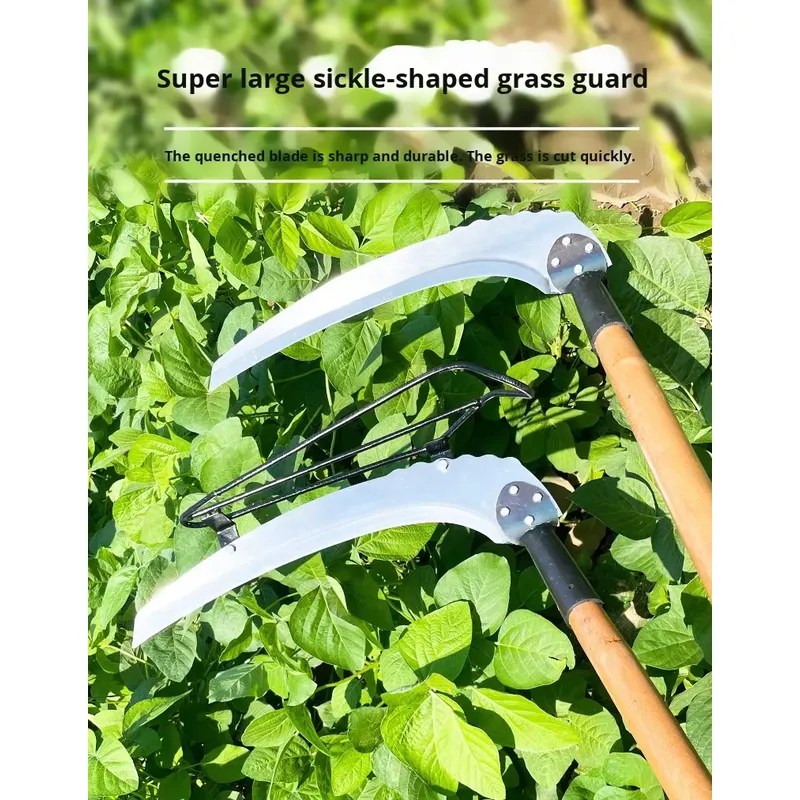 Nuevo hoz de gran tamaño con m - Gardening Tools Long Handle reseña y precio